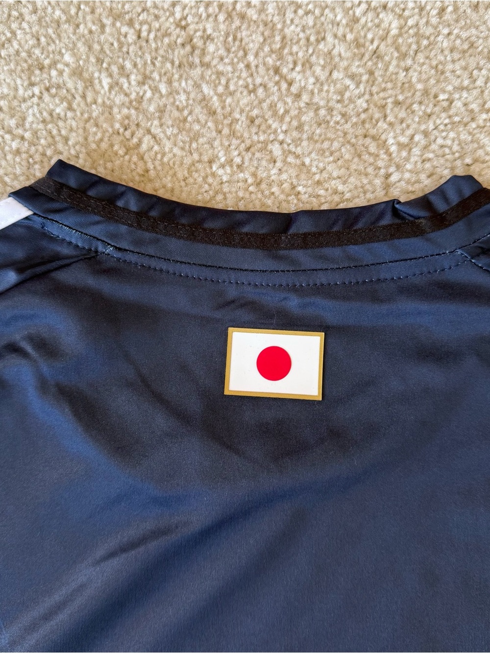Y-3 Japan Adidas Men's Navy and Electric Blue Graphic Jersey - Picture 8 of 8